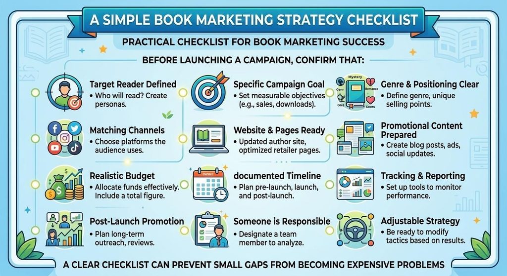 A Simple Book Marketing Strategy Checklist