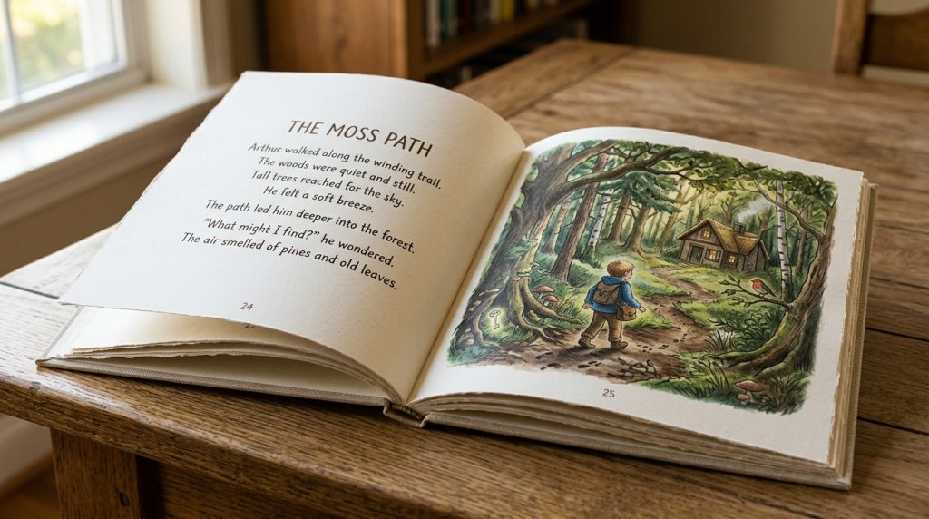 Words and illustrations working together in a picture book