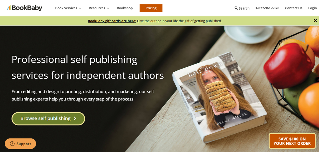 BookBaby professional editing and self-publishing services.